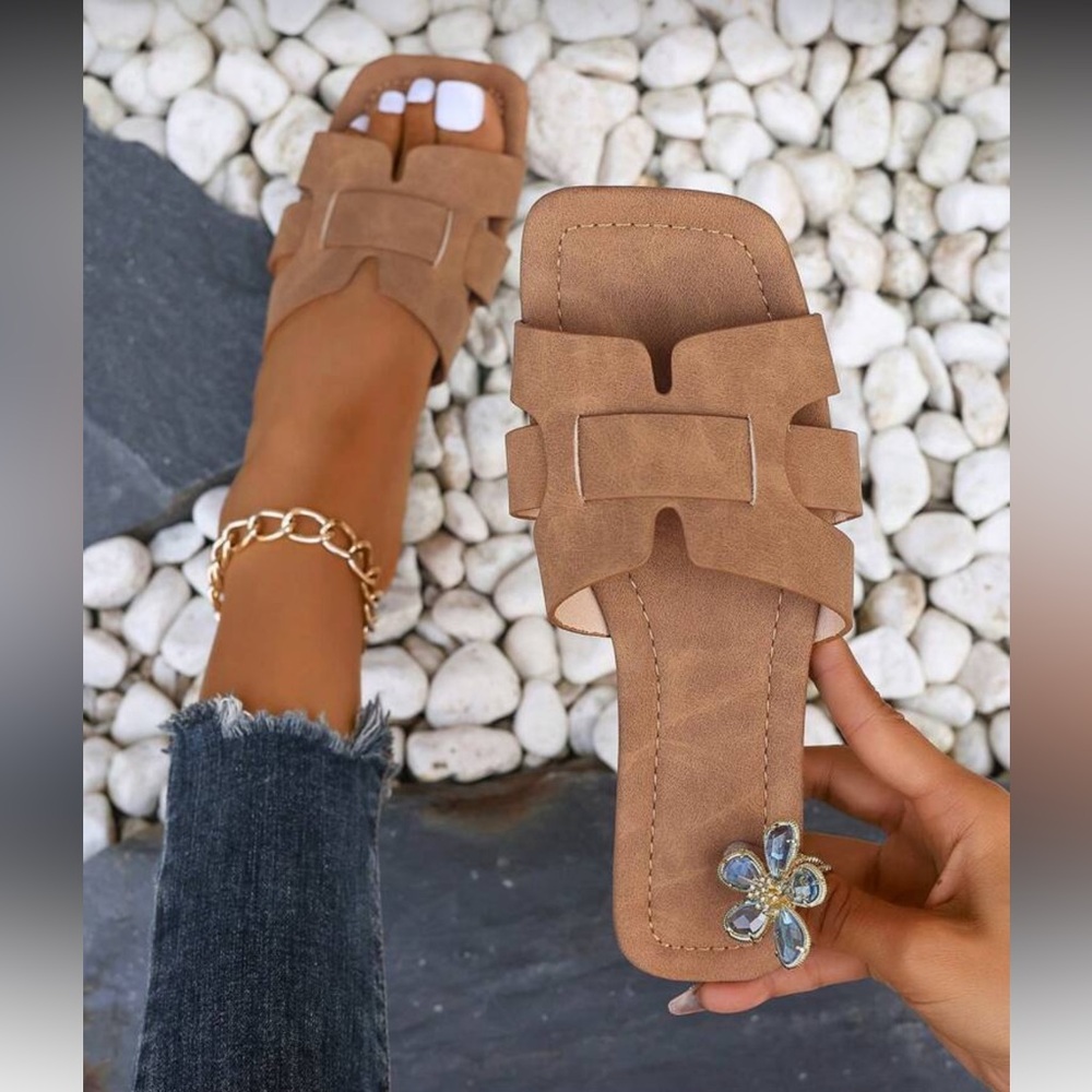 SHEIN Taupe Sandals